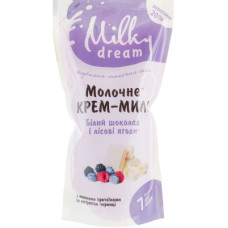 Рідке мило Milky Dream Білий шоколад і лісові ягоди дой-пак 1000 мл (4820205300172)