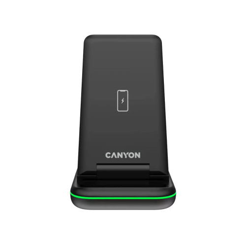 Зарядний пристрій Canyon WS- 304 Foldable 3in1 Wireless charger (CNS-WCS304B)