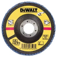 Круг зачистний DeWALT пелюстковий, метал, 125x22.23 мм, G 60 мкм (DT3309)