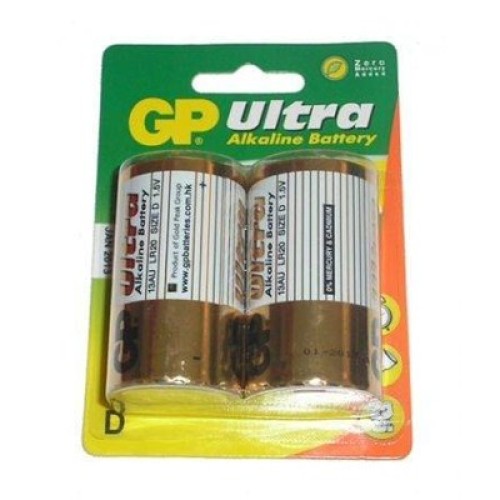 Батарейка GP D GP Ultra LR20 * 2 (13AU-U2/13AU-UE2)