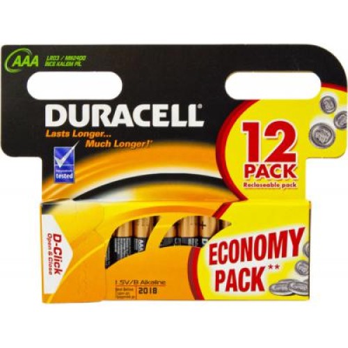 Батарейка Duracell AAA MN2400 LR03 * 12 (5000394109254 / 81545432)