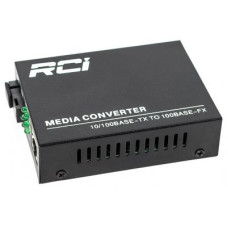 Медіаконвертер RCI 100M, 20km, SC, RJ45, Tx 1550nm, standart size metal case (RCI902W-FE-20-R)