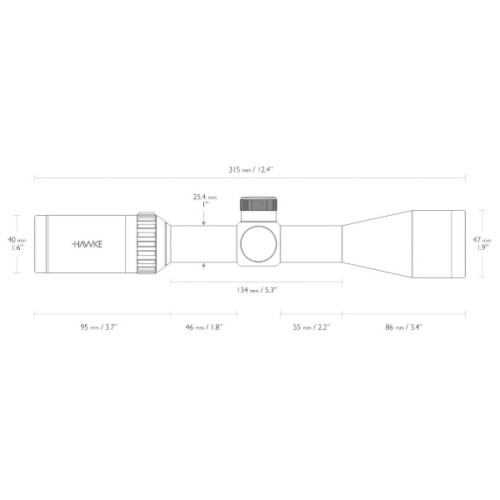 Приціл Hawke Vantage 3-9x40 (Mil Dot) (14121)