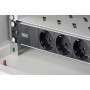 Силовий блок 10" 1U, 16A, 230V 3xSchuko, вилка Schuko Digitus (DN-95411)