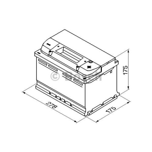 Акумулятор автомобільний Bosch 74А (0 092 S50 070)