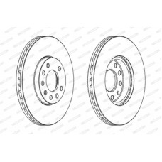 Гальмівний диск FERODO DDF810