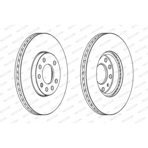 Гальмівний диск FERODO DDF810