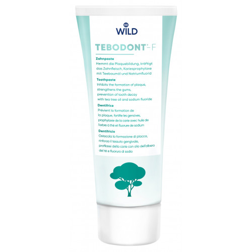 Зубна паста Dr. Wild Tebodont-F з олією чайного дерева і фторидом 75 мл (7611841701068)