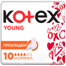 Гігієнічні прокладки Kotex Young Normal 10 шт. (5029053542881)