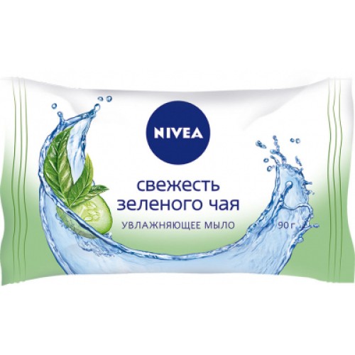 Тверде мило Nivea Огірок та зелений чай 90 г (4005808824311)