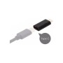 Перехідник Lapara Micro USB Male to USB 3.1 Type-C Female black (LA-MaleMicroUSB-TypeC-Female black)