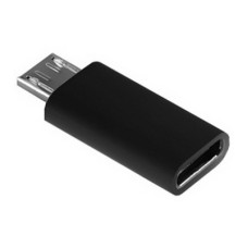 Перехідник Lapara Micro USB Male to USB 3.1 Type-C Female black (LA-MaleMicroUSB-TypeC-Female black)