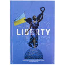 Книга записна Axent Liberty А4, 96 аркушів, клітинка, синя (8422-551-A)