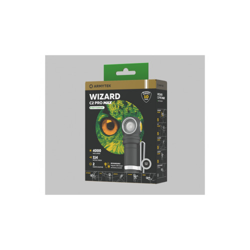 Ліхтар Armytek Wizard C2 Pro Max Magnet USB Warm (F06701W)