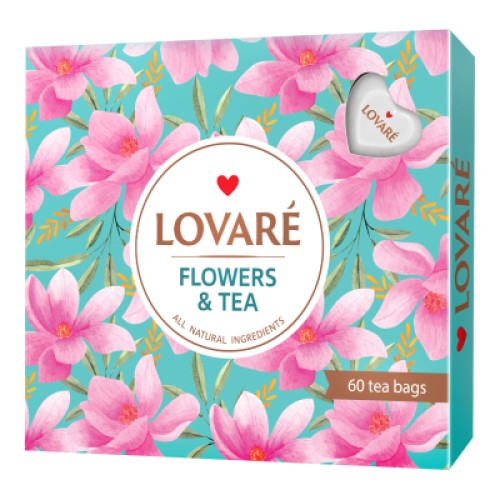 Чай Lovare Flowers & Tea 12 видів по 5 шт (lv.16171)