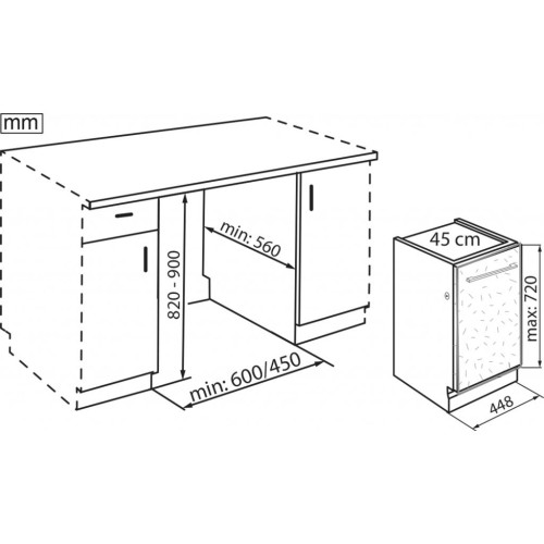 Посудомийна машина Whirlpool WSIC3M27C