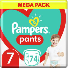 Підгузок Pampers трусики Pants Giant Розмір 7 (17+ кг) 74 шт. (8006540069622)