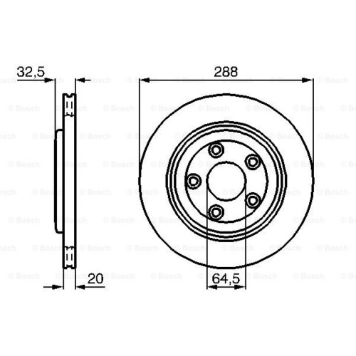 Гальмівний диск Bosch 0 986 478 777