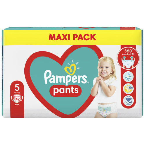 Підгузки Pampers трусики Pants Розмір 5 (12-17 кг) 42 шт. (8006540068960)