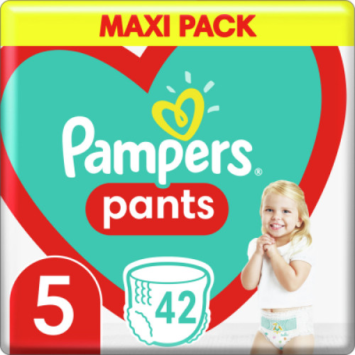 Підгузки Pampers трусики Pants Розмір 5 (12-17 кг) 42 шт. (8006540068960)