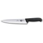 Кухонний ніж Victorinox Fibrox Carving 22 см Serrated Black (5.2033.22)