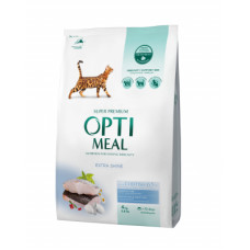 Сухий корм для кішок Optimeal для дорослих з високим вмістом тріски 4 кг (B1841301)