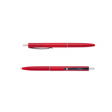 Ручка кулькова Buromax автоматична COLOR, L2U, 1 мм, червоний корпус, синє чорнило (BM.8239-05)