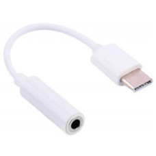 Перехідник Lapara USB Type-C Male - Audio AUX mini jack 3,5 mm Female (LA-Type-C-Audio-3.5mm white)