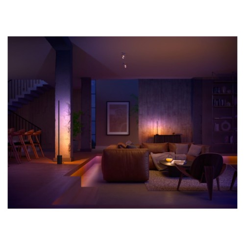 Світильник Philips Hue Signe, 2000K-6500K, RGB, Gradient, ZigBee, димування, 55см, чорний (915005987001)