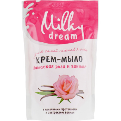 Рідке мило Milky Dream Дамаська троянда і ваніль дой-пак 500 мл (4820205300158)