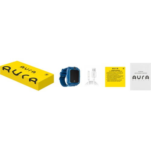 Смарт-годинник AURA A4 4G WIFI Blue (KWAA44GWFBL)