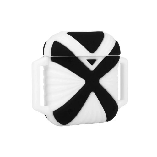 Чохол для навушників X-HuWei i-Smile для Apple AirPods IPH1443 Black+White (702333)