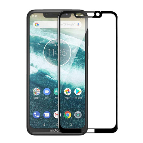 Скло захисне PowerPlant Full screen Motorola One Power, Black (GL606290)