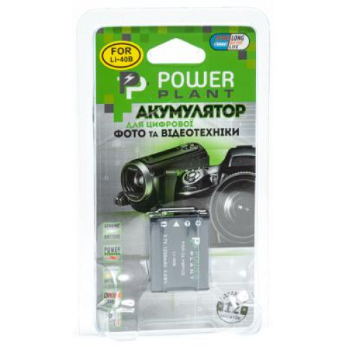 Акумулятор до фото/відео PowerPlant Olympus Li-40B, Li-42B, D-Li63, D-Li108, NP-45, NP-80, NP-82 (DV00DV1090)