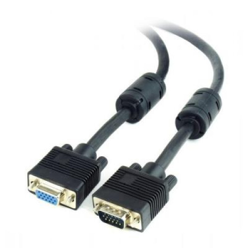 Кабель мультимедійний VGA M/F 3.0m Cablexpert (CC-PPVGAX-10B)