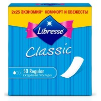 Щоденні прокладки Libresse Pantyliners Classic 50 шт (7322540157093)