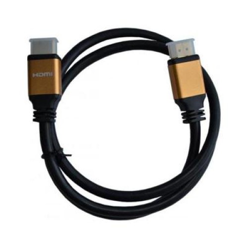 Кабель мультимедійний HDMI to HDMI 1.5 m V2.0 metal Vinga (VCPDCHDMI2VMM1.5BK)