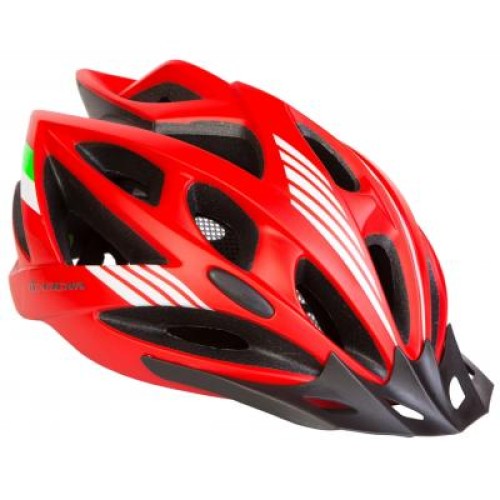 Шолом Velotrade с козырьком СIGNA WT-036 красный L (58-61см) (HEAD-013)