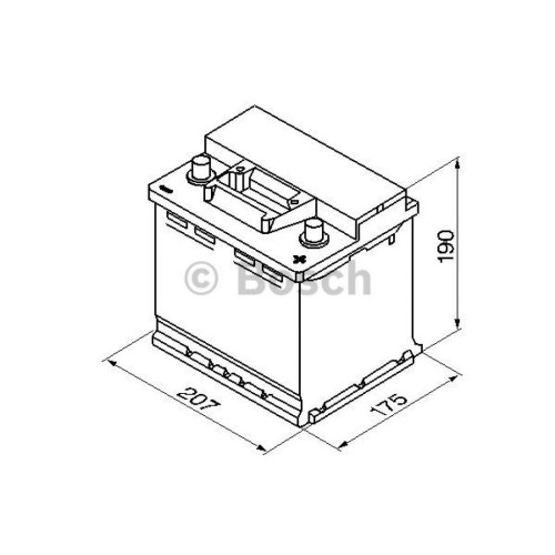 Акумулятор автомобільний Bosch 45А (0 092 S30 020)