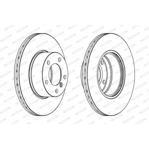 Гальмівний диск FERODO DDF834