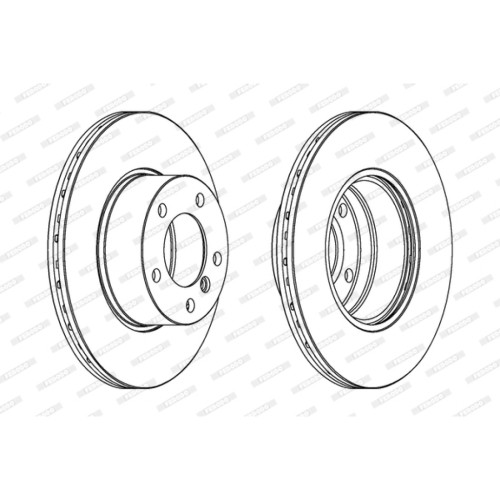 Гальмівний диск FERODO DDF834