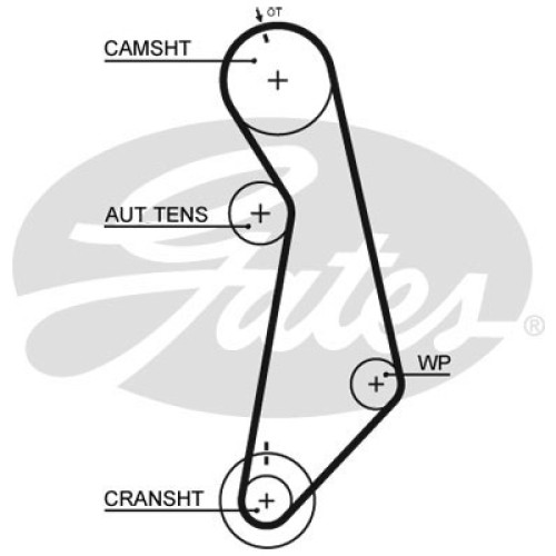 Ремінь ГРМ Gates 5489XS