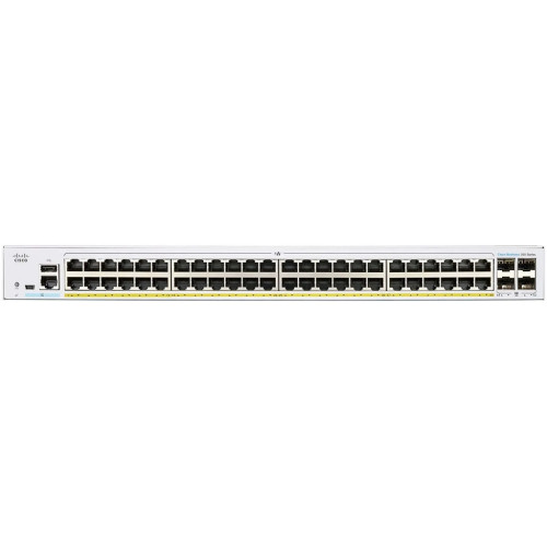 Комутатор мережевий Cisco CBS350-48FP-4G-EU