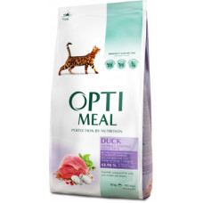 Сухий корм для кішок Optimeal з ефектом виведення шерсті - качка 10 кг (B1830701)