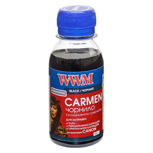 Чорнило WWM CANON UNIVERSAL CARMEN 100g black (CU/B-2)