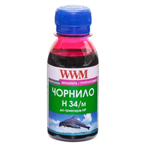 Чорнило WWM HP № 22/134/136 100г Magenta (H34/M-2)