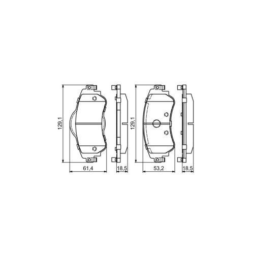 Гальмівні колодки Bosch 0 986 494 690