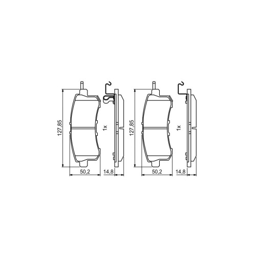 Гальмівні колодки Bosch 0986494778