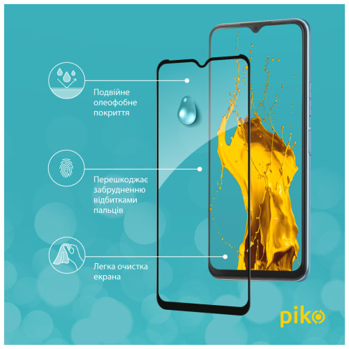 Скло захисне Piko Full Glue Tecno Pop 5 LTE (1283126535383)