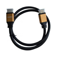 Кабель мультимедійний HDMI to HDMI 1.8 m metal V2.0 Vinga (VCPDCHDMI2VMM1.8BK)